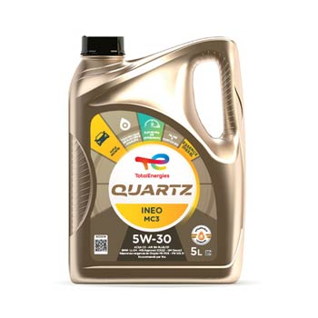 ACEITE MOTOR QUARTZ INEO MC3 SAE 5W30 API SN PLUS 5 LITROS (CAJAX3)