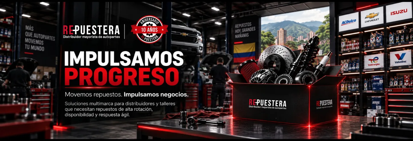 Impulsamos el progreso de talleres y almacenes: repuestos automotrices al por mayor en Colombia